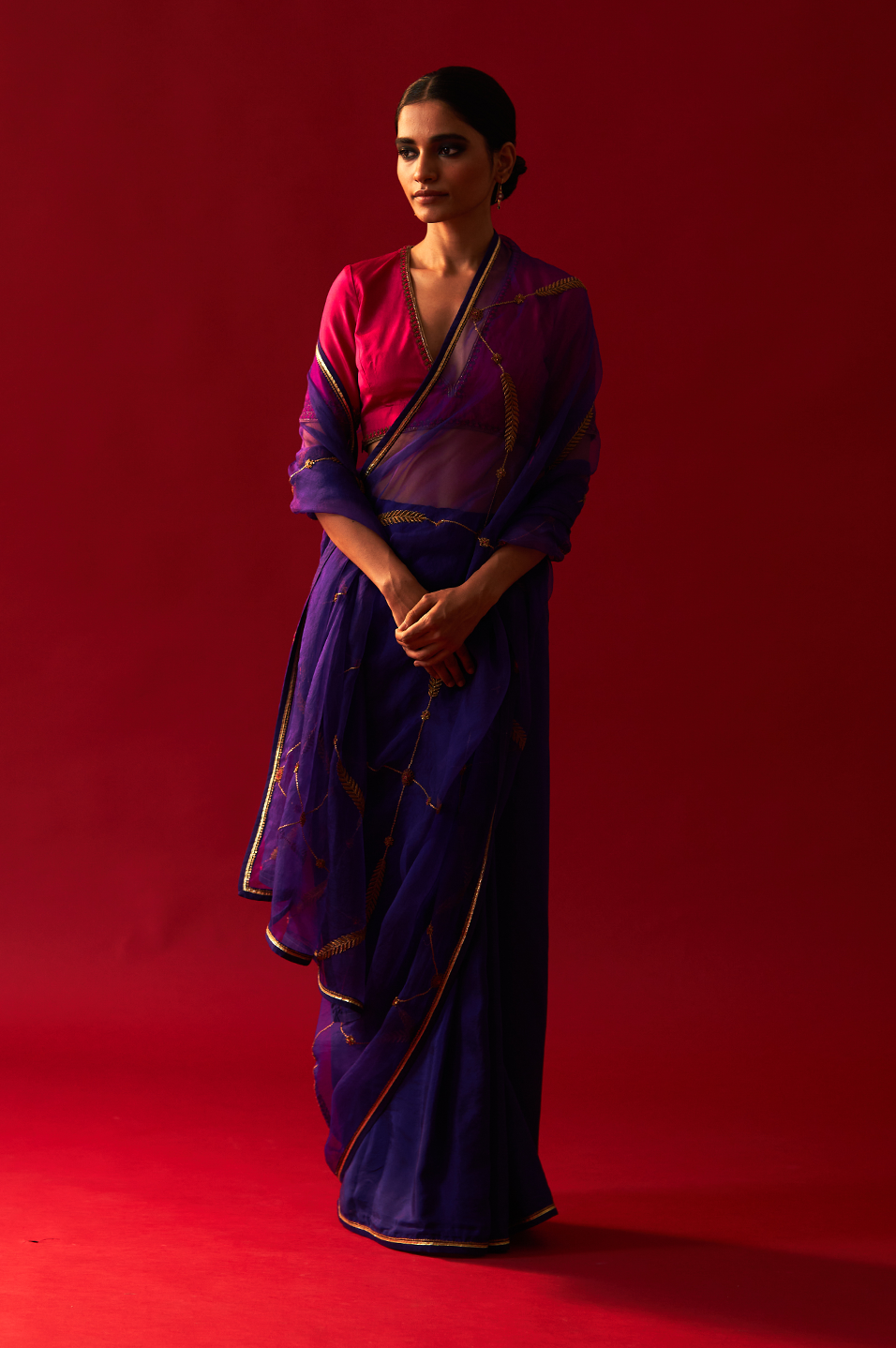Sabaa Saree (Purple)