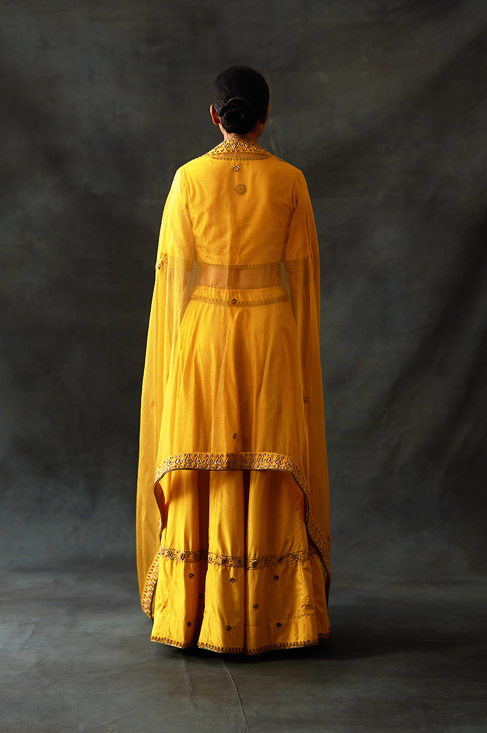 Shabnam Lehenga Set (Mustard Yellow)