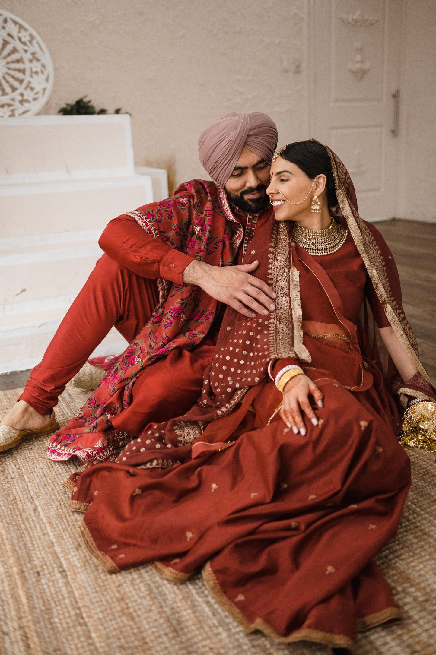 Serena Lehnga Set (Maroon Red) FOR BRIDE