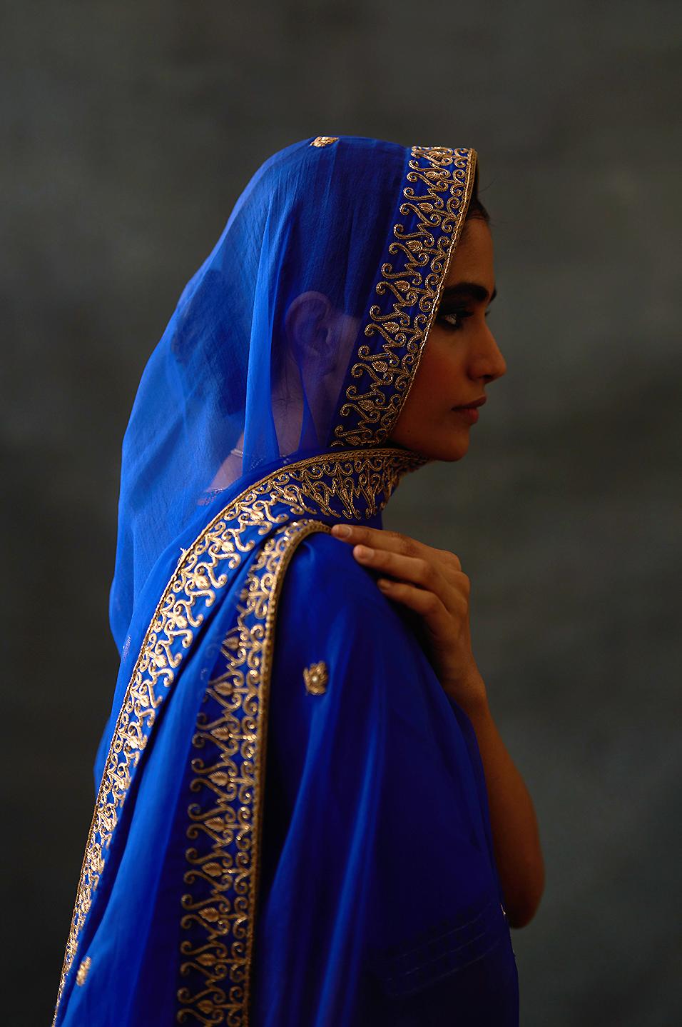 Shabnam Lehenga Set (Electric Blue)