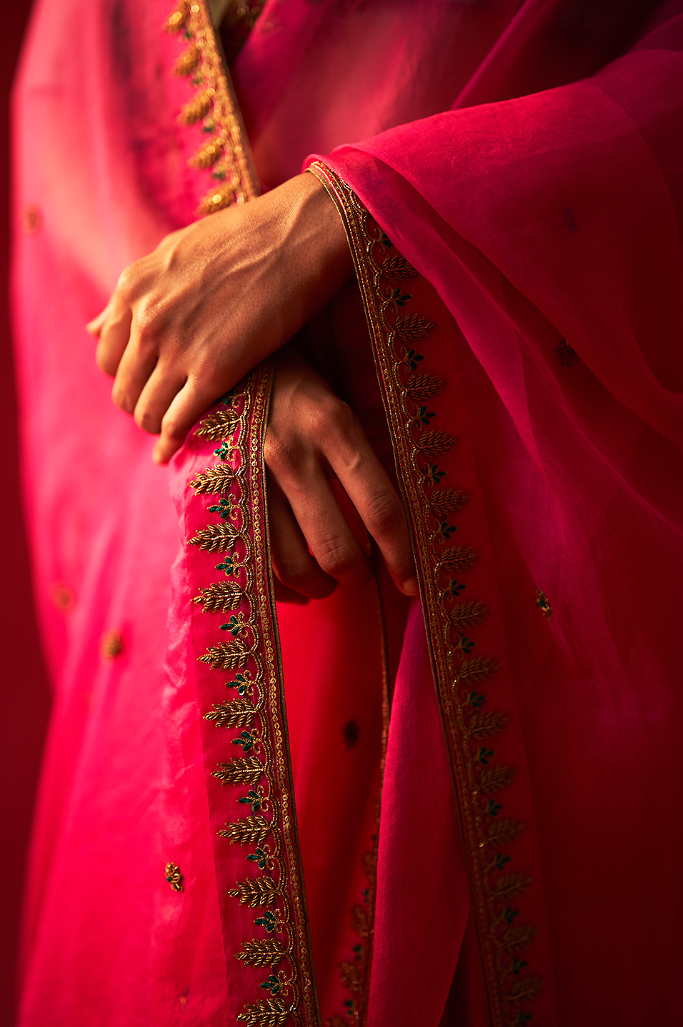 Tamara Saree (Rani Pink)