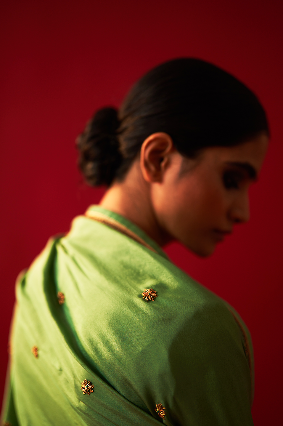 Yasmin Saree (Olive)