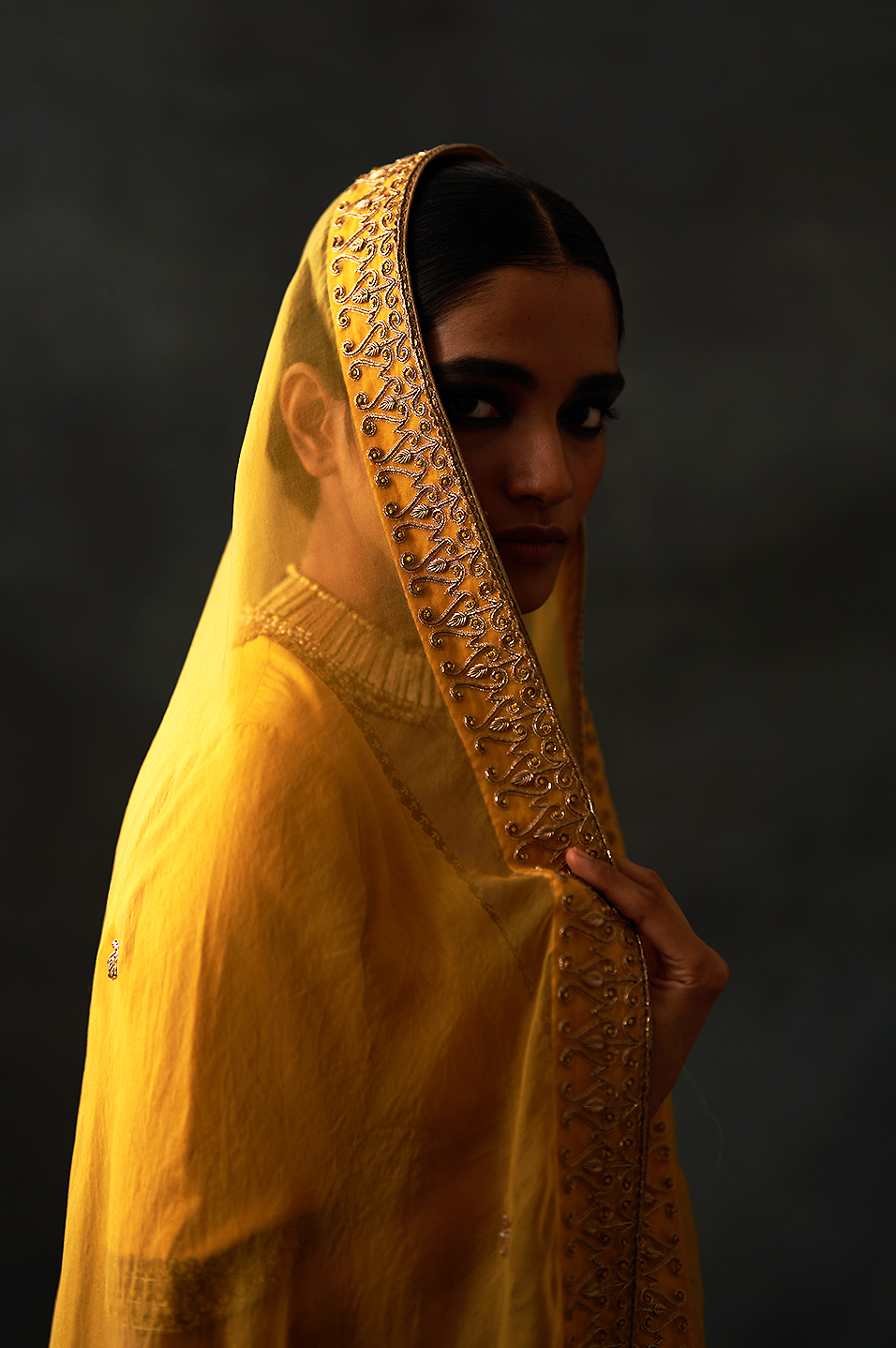 Shabnam Lehenga Set (Mustard Yellow)