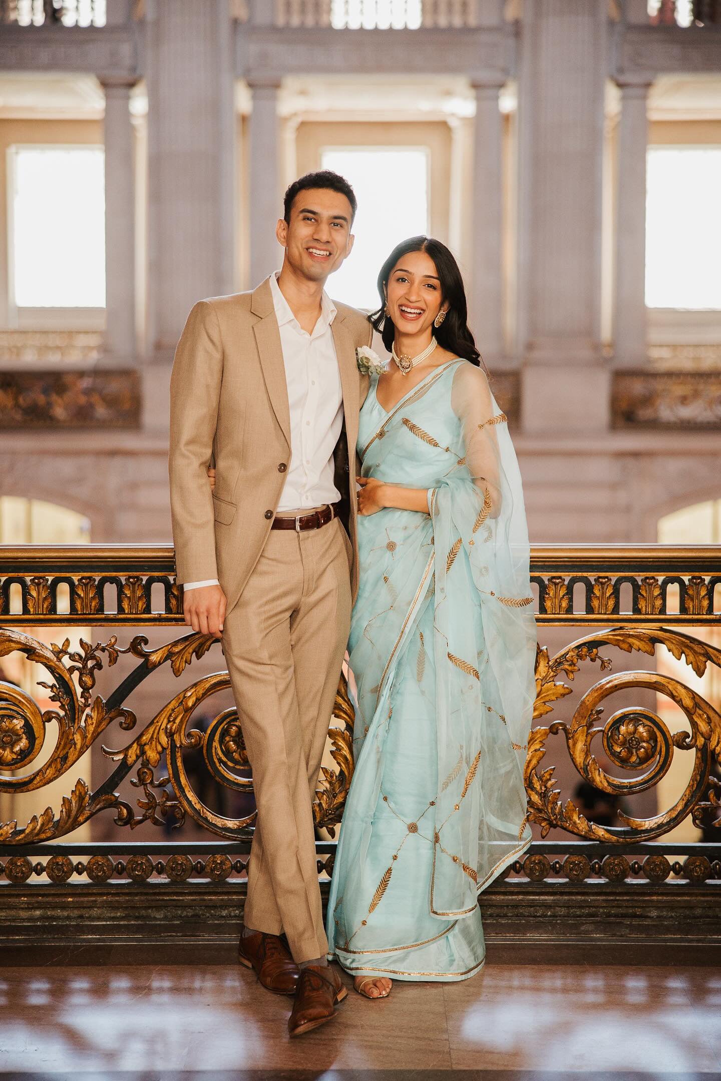 Sabaa Saree - Celeste Aqua