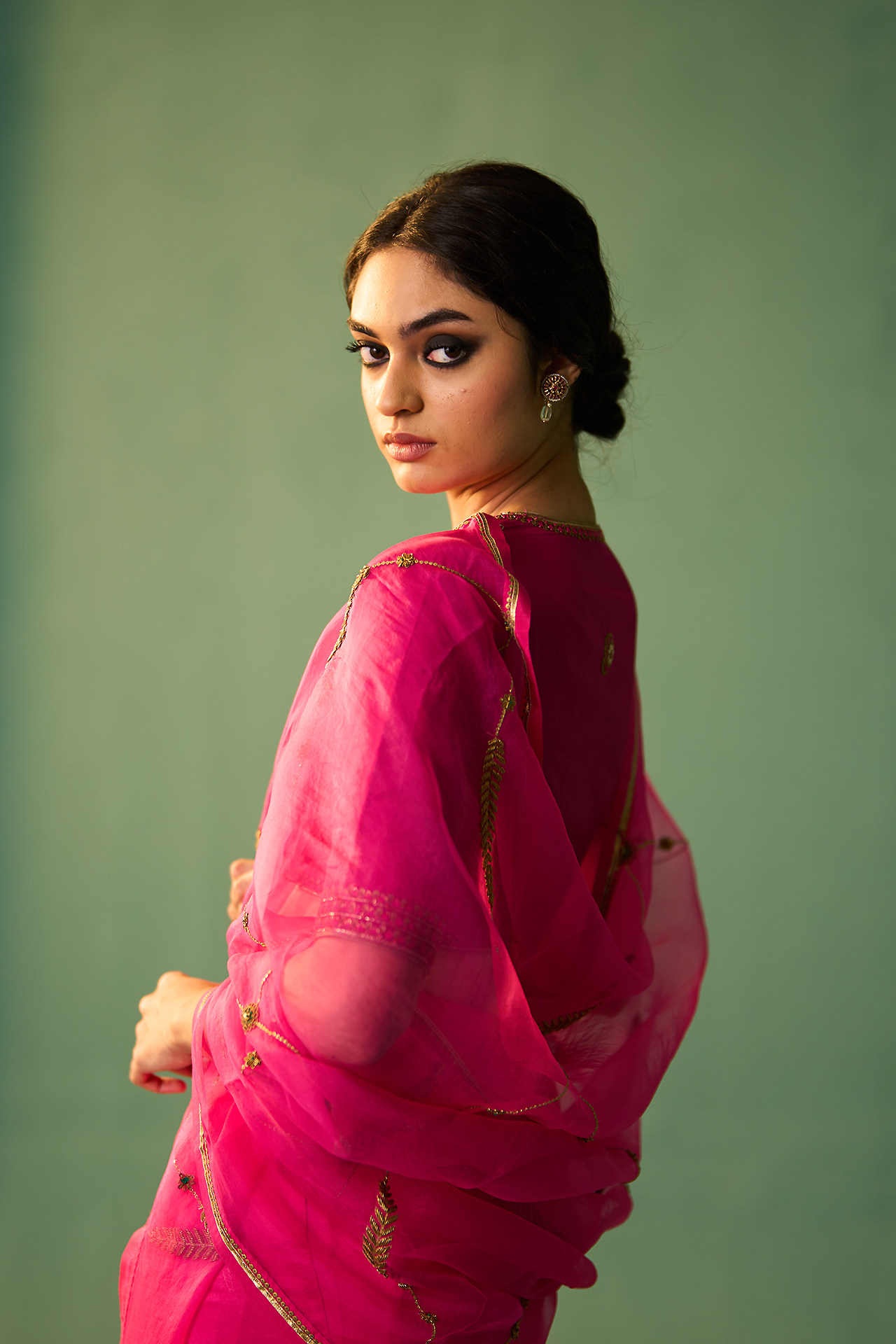 SHABNAM BLOUSE (RANI PINK)
