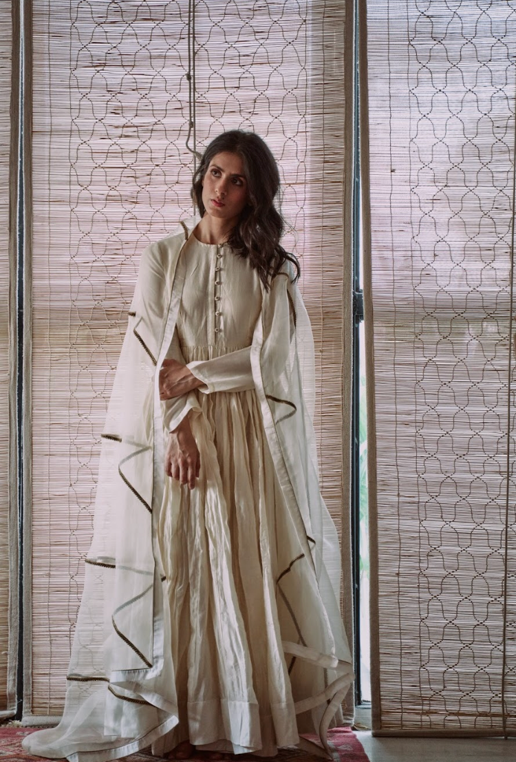 Amaya Anarkali Set (IVORY)