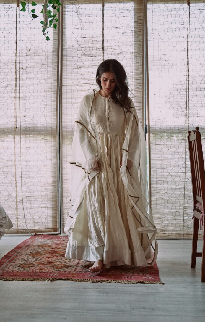Amaya Anarkali Set (IVORY)