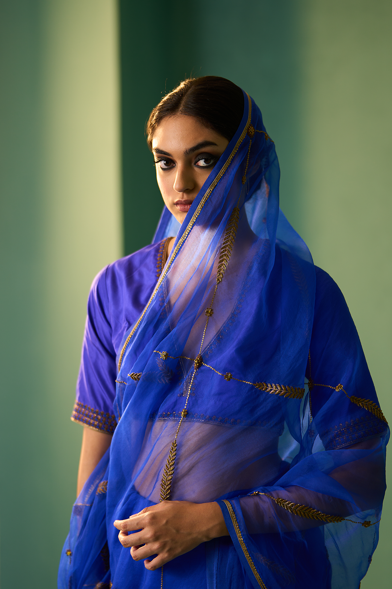 Sabaa Saree (Electric Blue)