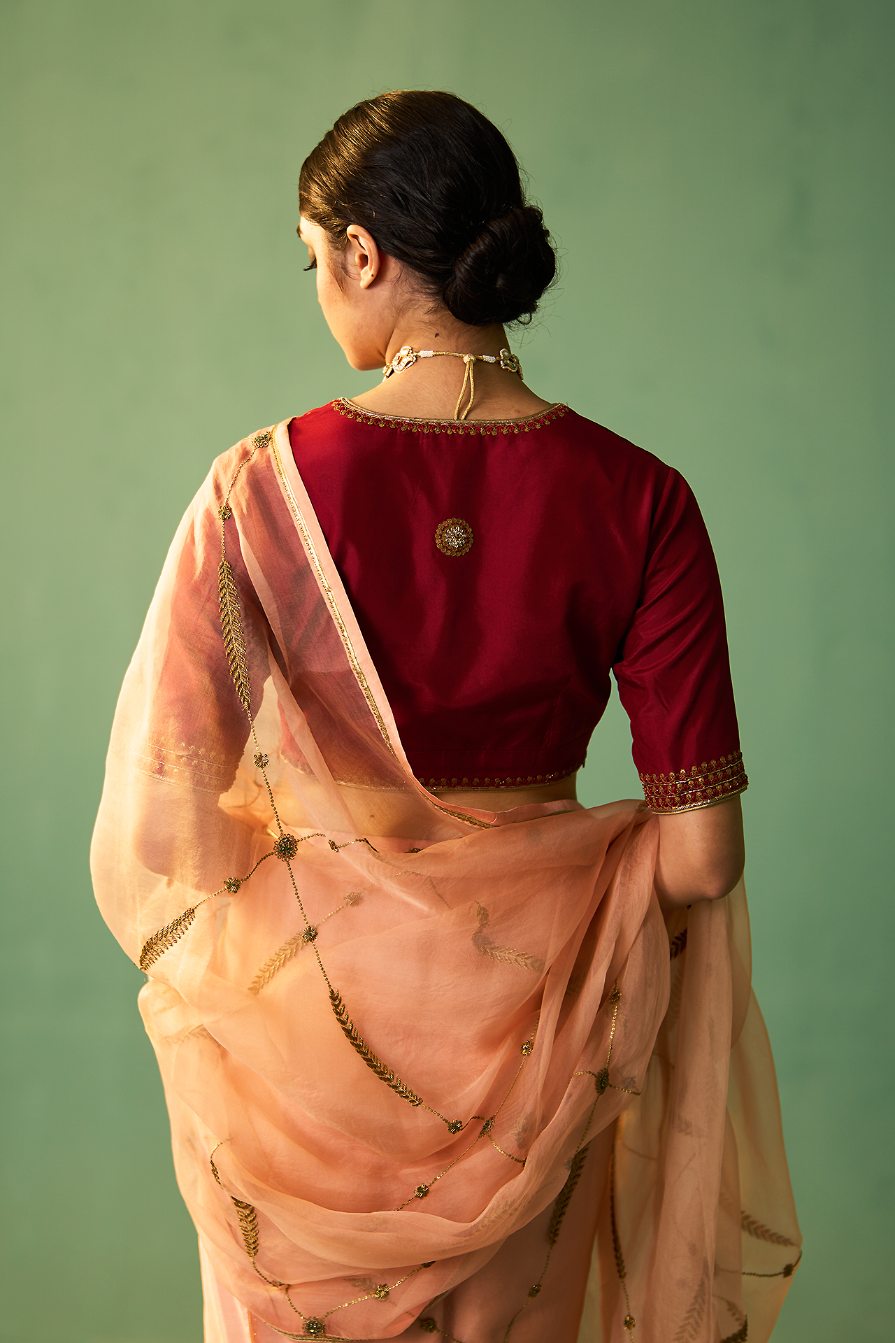 SABAA SAREE (PEACH)
