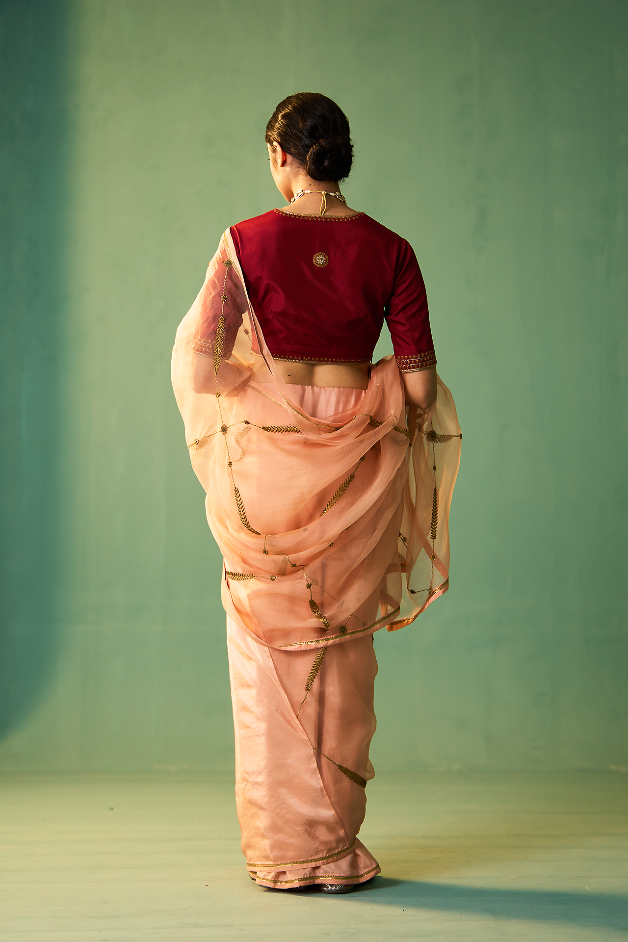 SABAA SAREE (PEACH)