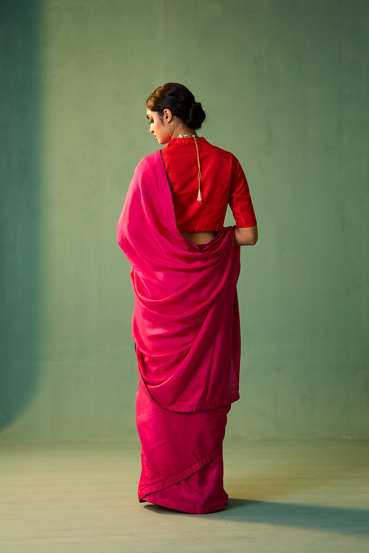 MAYRA SAREE - RANI PINK