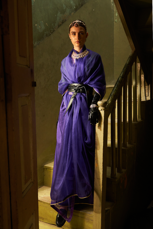 NAILA SAREE (AMETHYST DUSK)