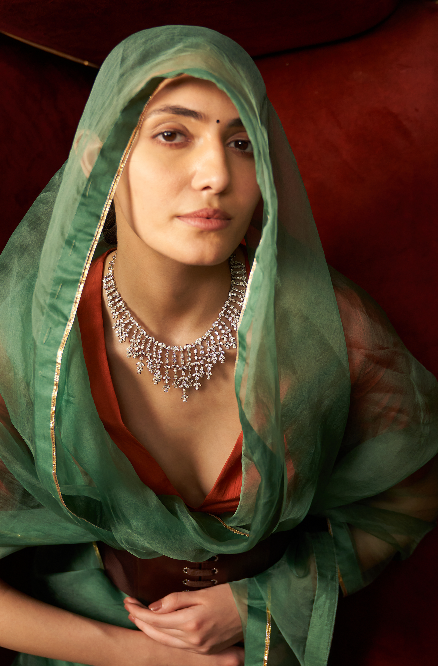 NAILA SAREE (FOREST GLOW)
