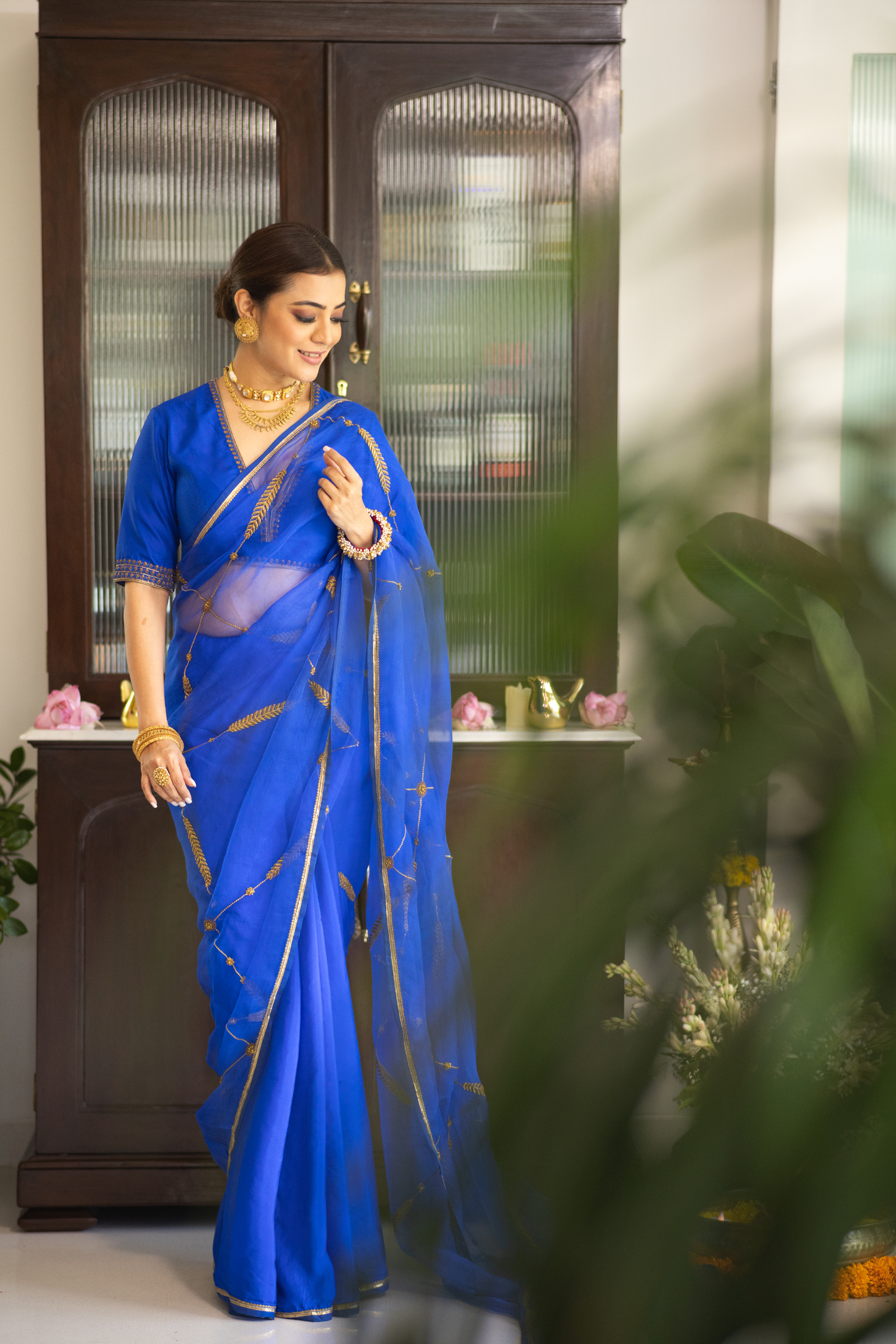 Sabaa Saree (Electric Blue)