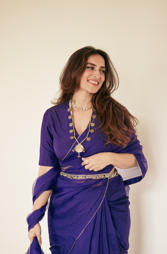 NAILA SAREE (AMETHYST DUSK) URMI DAGA