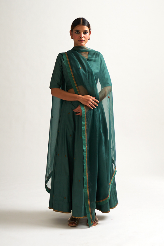 Aayat Teal Dupatta