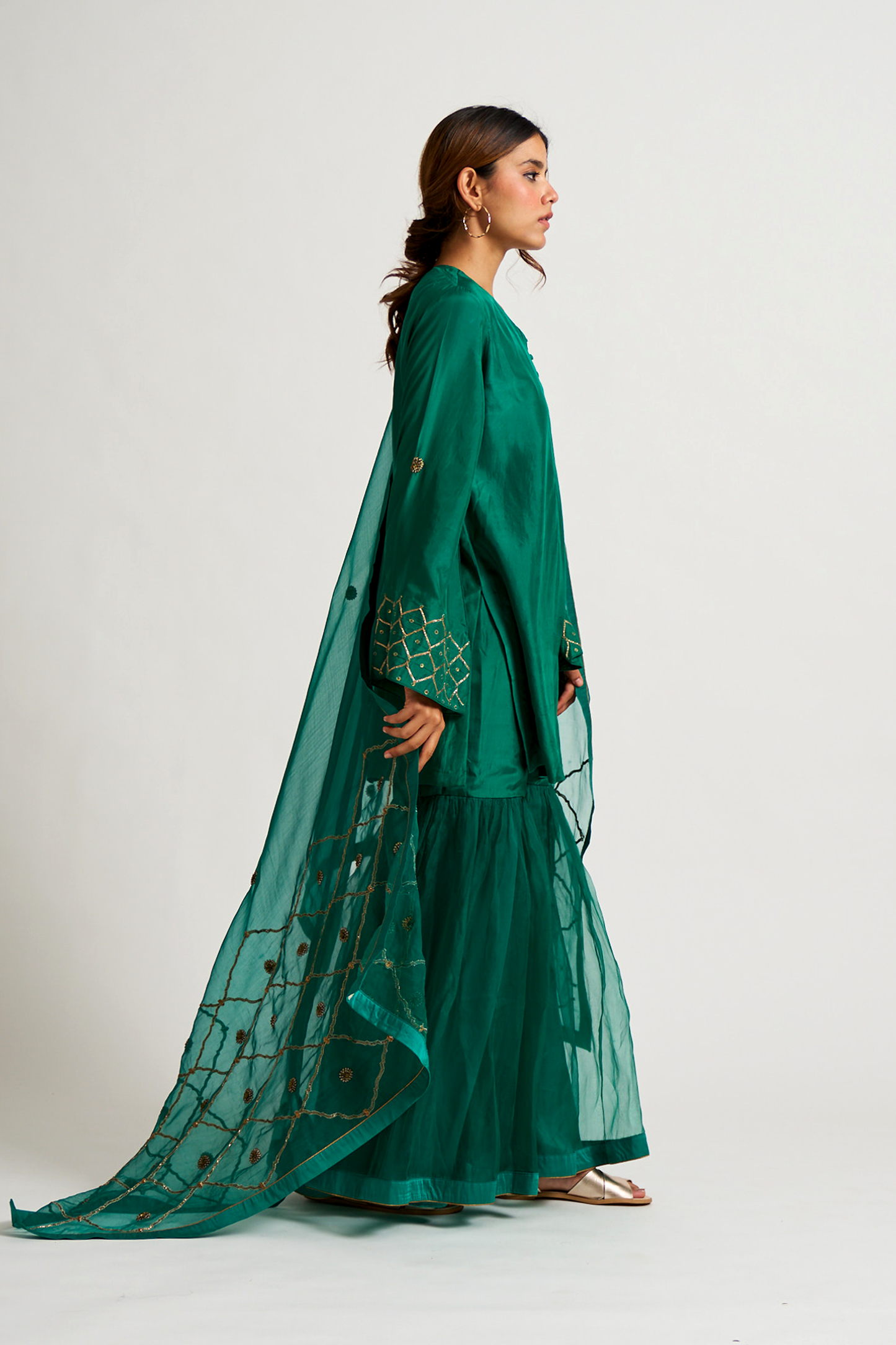 Amira Emerald Dupatta
