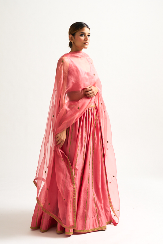 Rahmat Peach Dupatta