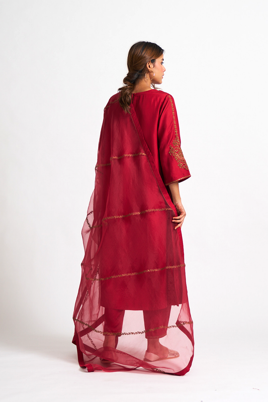 Riyaaz Red dupatta