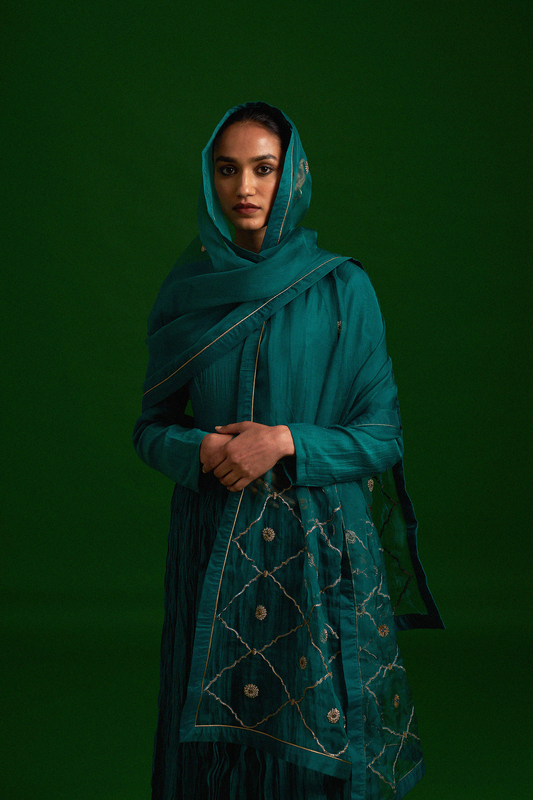 Ruksaana Emerald Dupatta