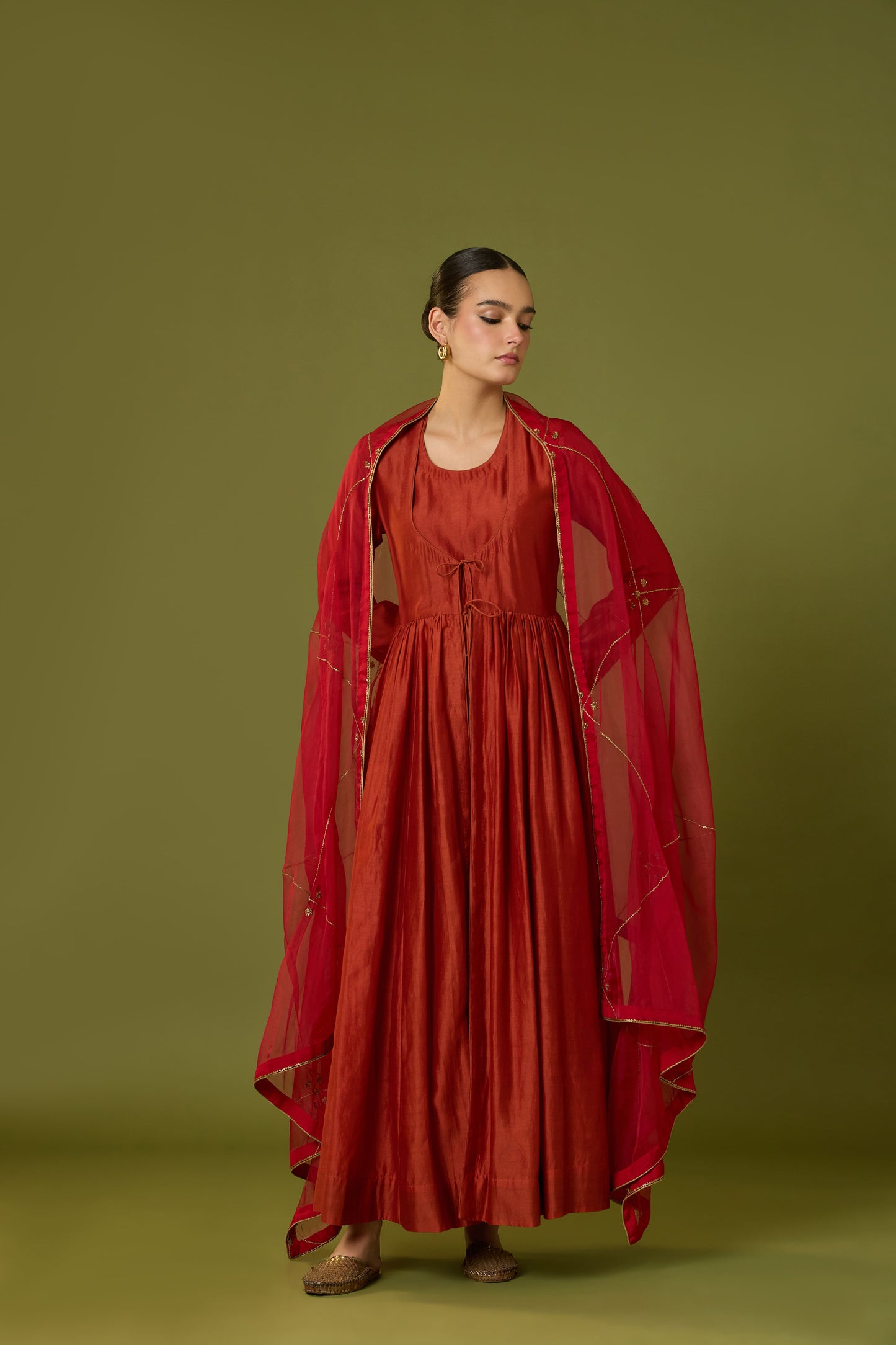 Laalima Anarkali & Muneer Dupatta