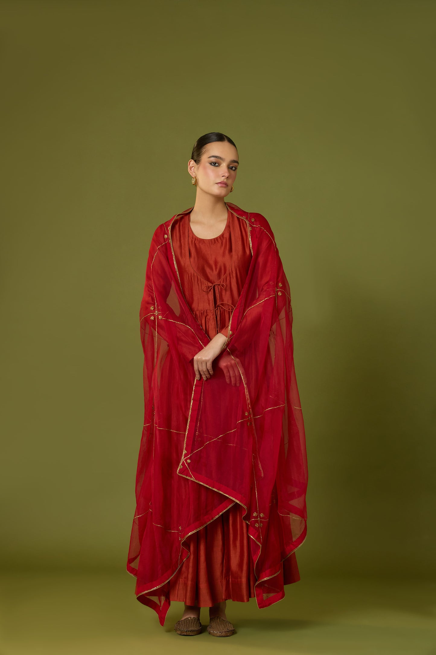 Laalima Anarkali & Muneer Dupatta