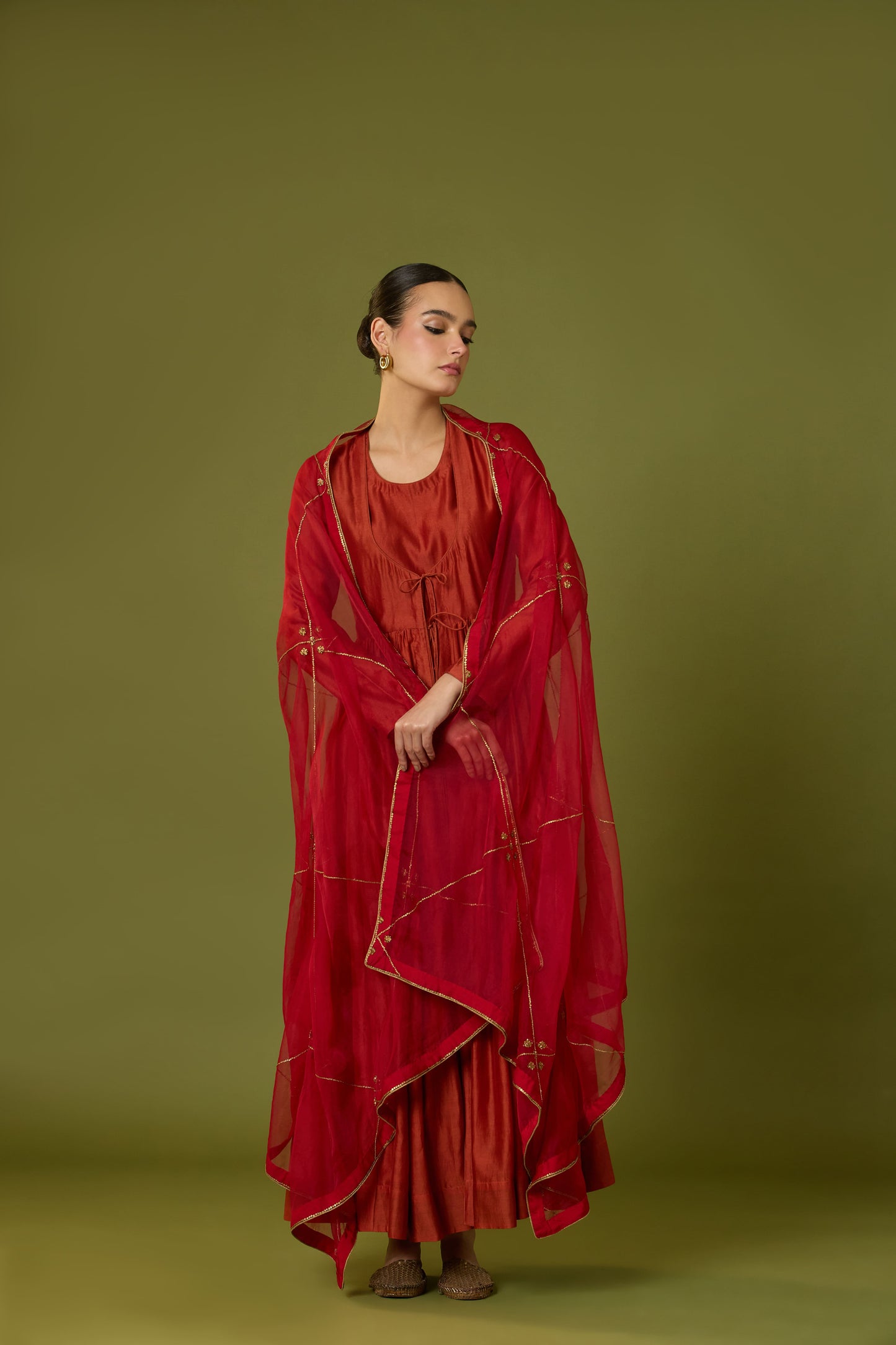 Laalima Anarkali & Muneer Dupatta