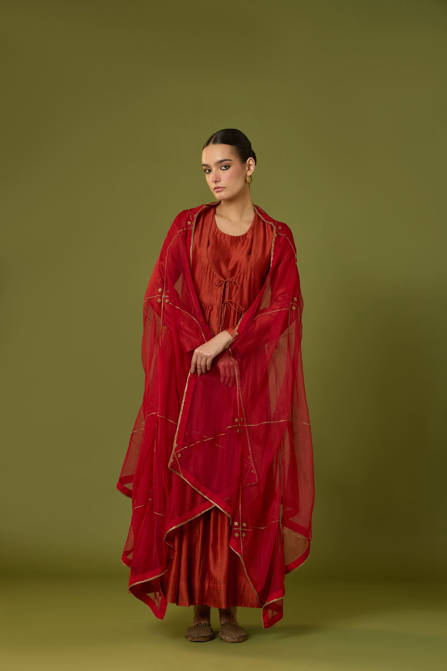 Laalima Anarkali & Muneer Dupatta