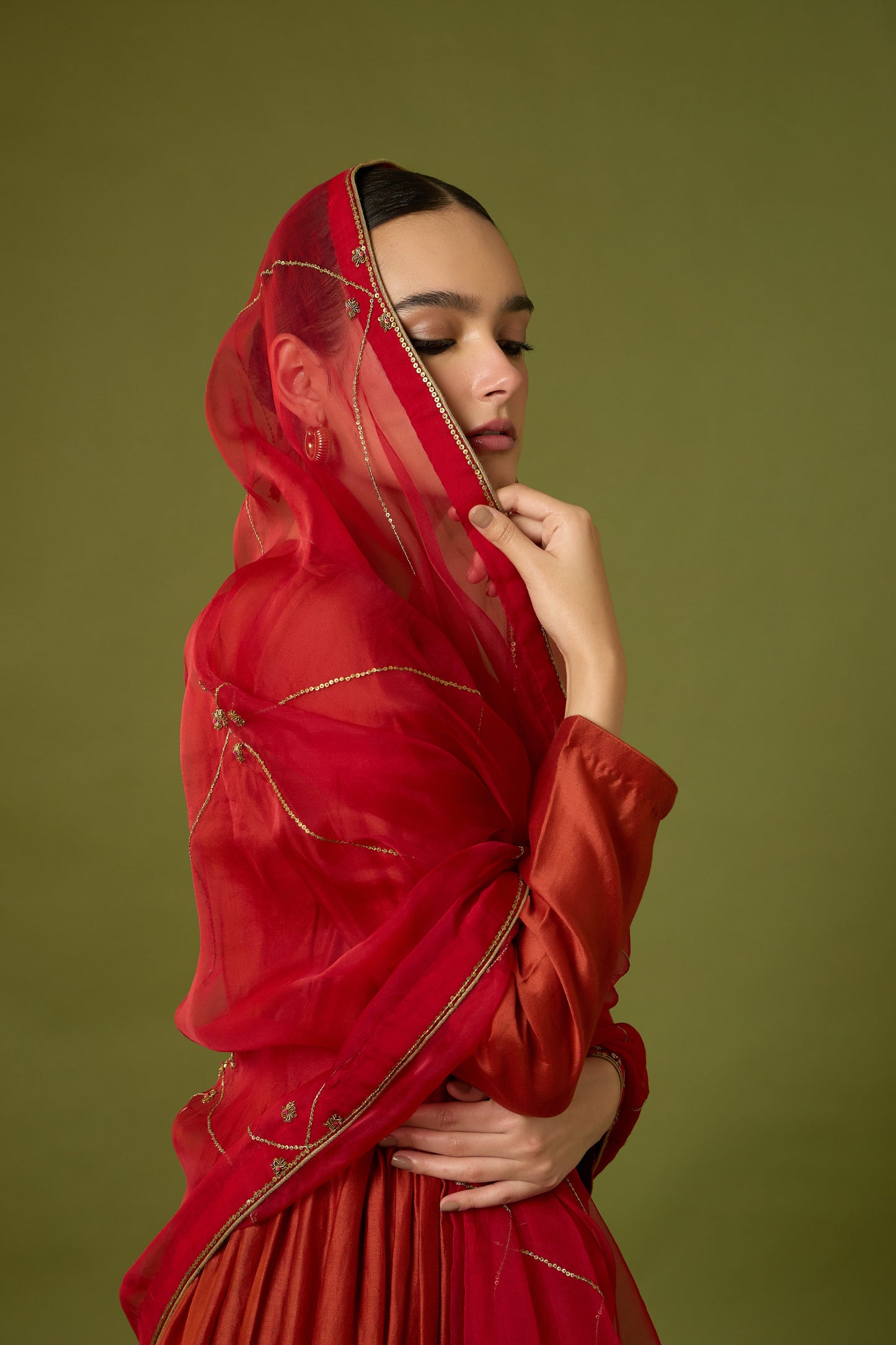 Laalima Anarkali & Muneer Dupatta