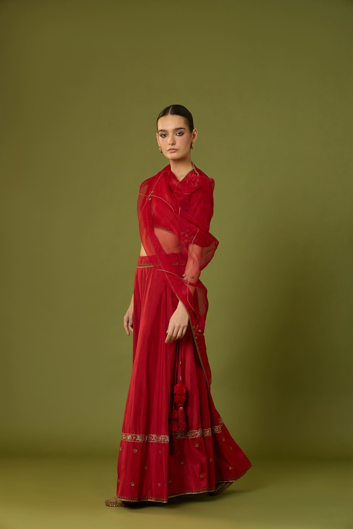 Shabnam Lehenga & Muneer Dupatta