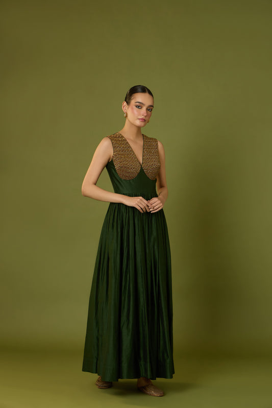 Gul-Raana Anarkali & Zamrud Rose Dupatta