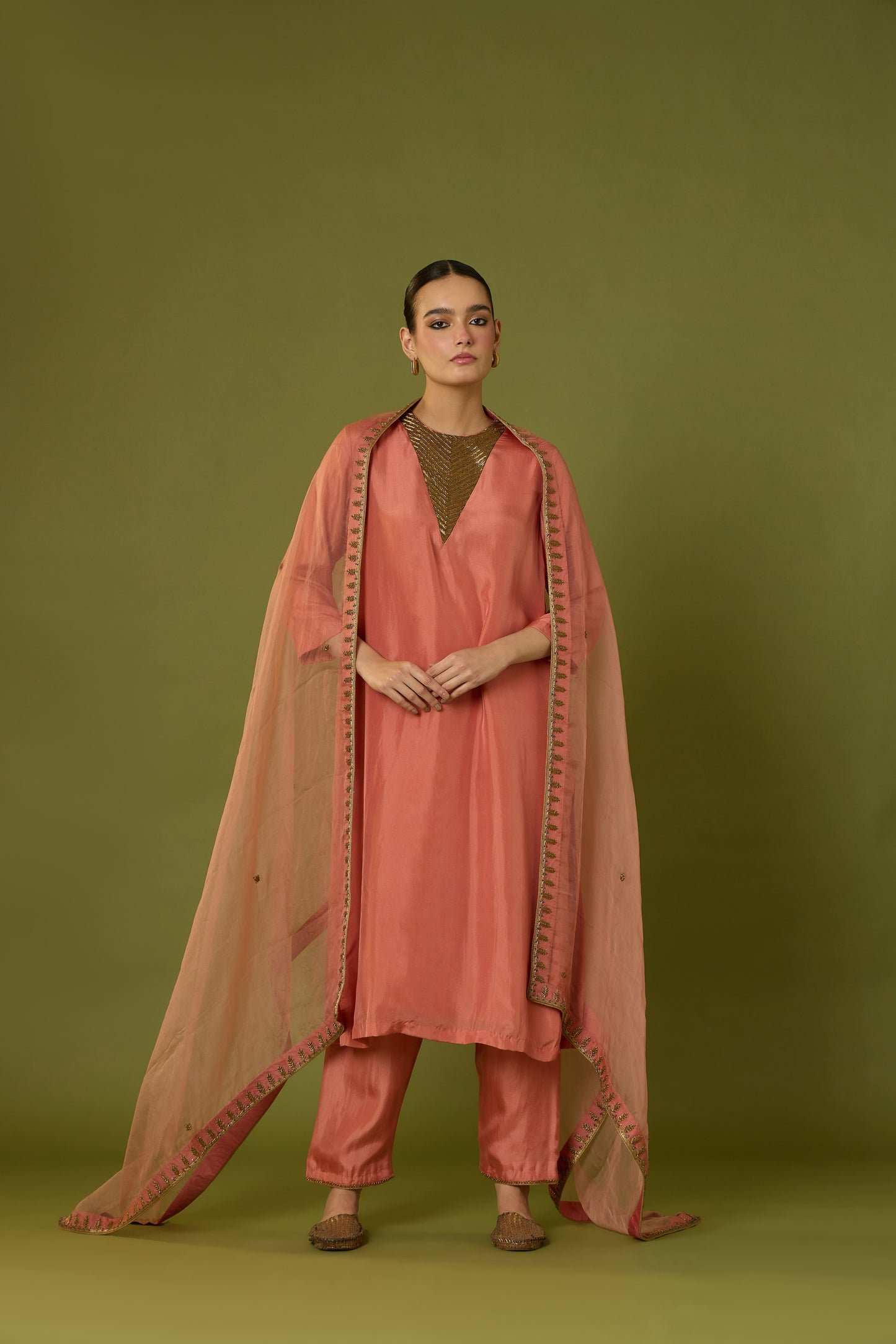 Heer Kurta & Pant with Kiara Dupatta