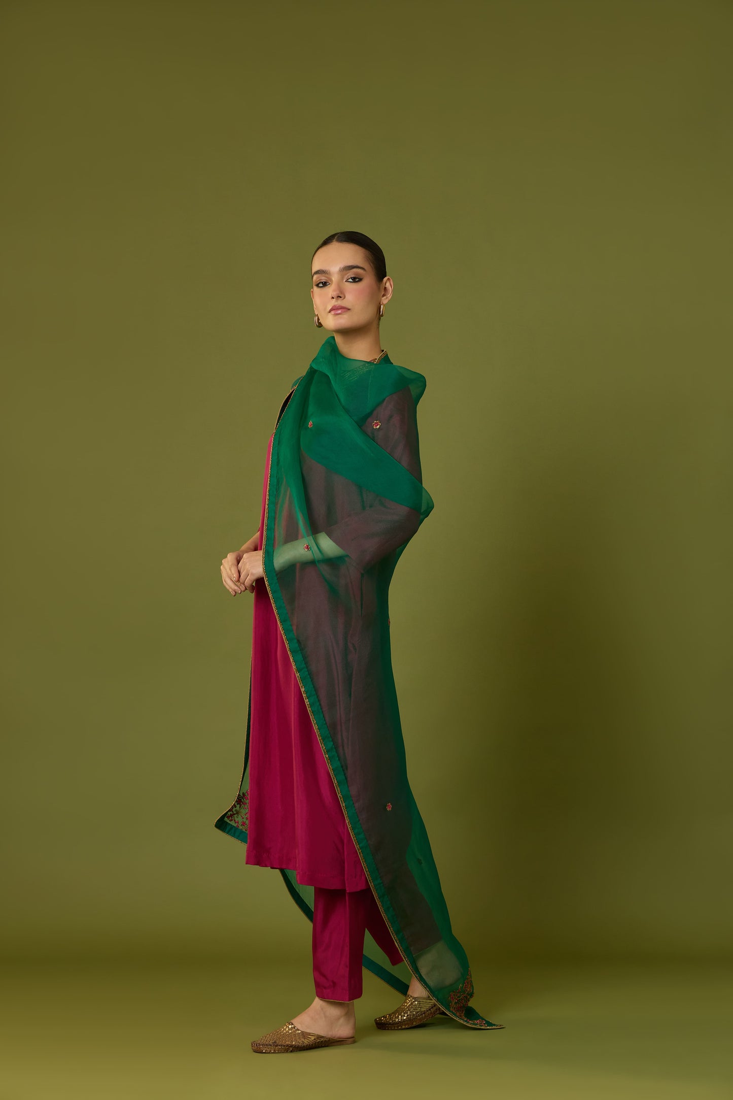 Heer Kurta Pant with Indira Dupatta
