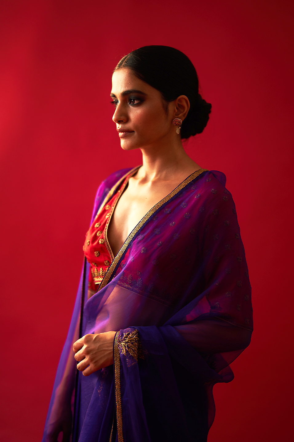 Jameelah Saree (Purple)