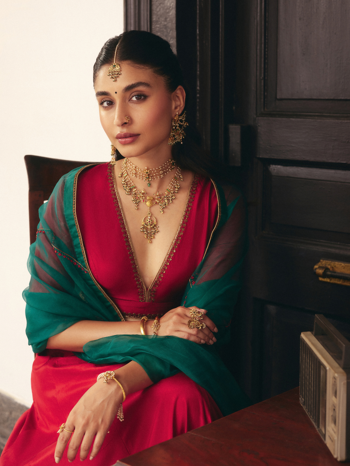 Shabnam Lehenga & Blouse with Zaira Dupatta