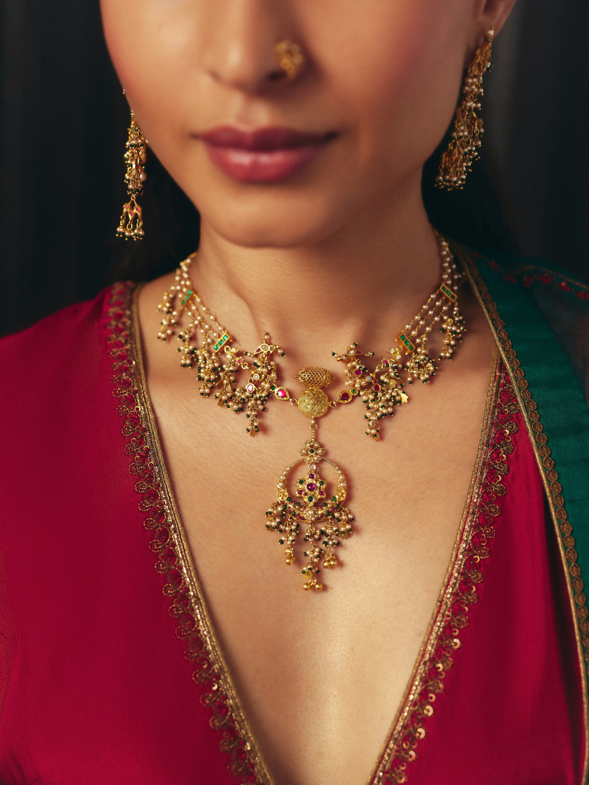 Shabnam Lehenga & Blouse with Zaira Dupatta