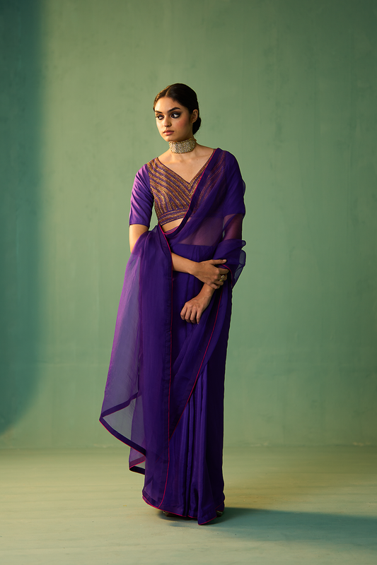 MAYRA SAREE - PURPLE