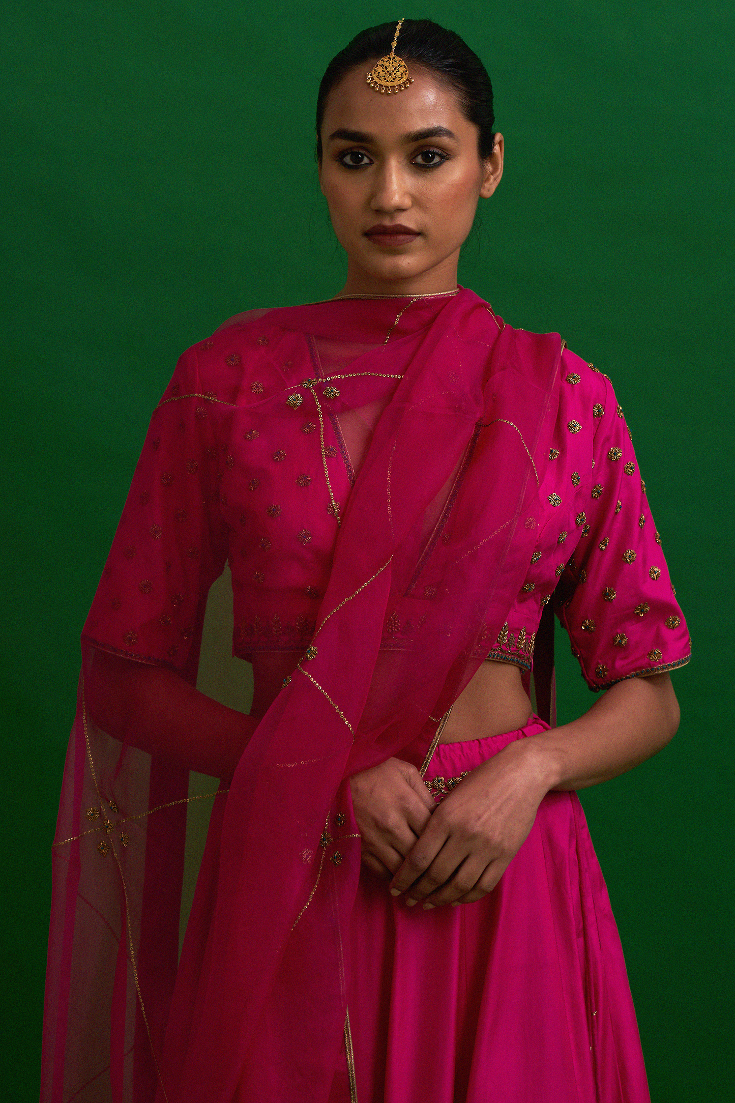 NARGIS BLOUSE (RANI PINK)