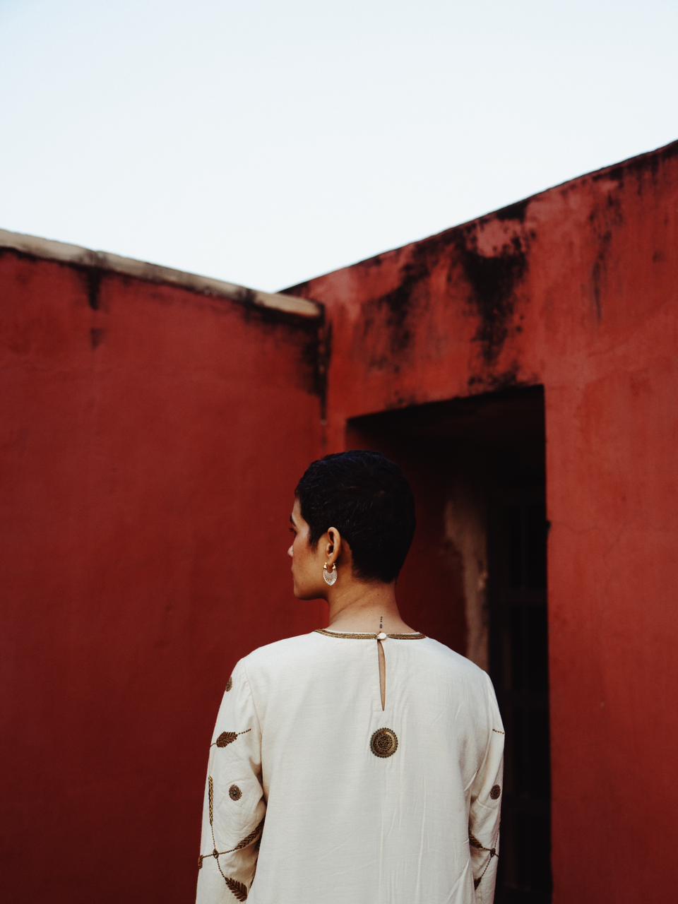 Zareen Rekha (Ivory Kurta Pant Set)