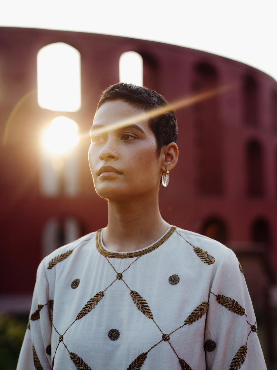 Zareen Rekha (Ivory Kurta Pant Set)