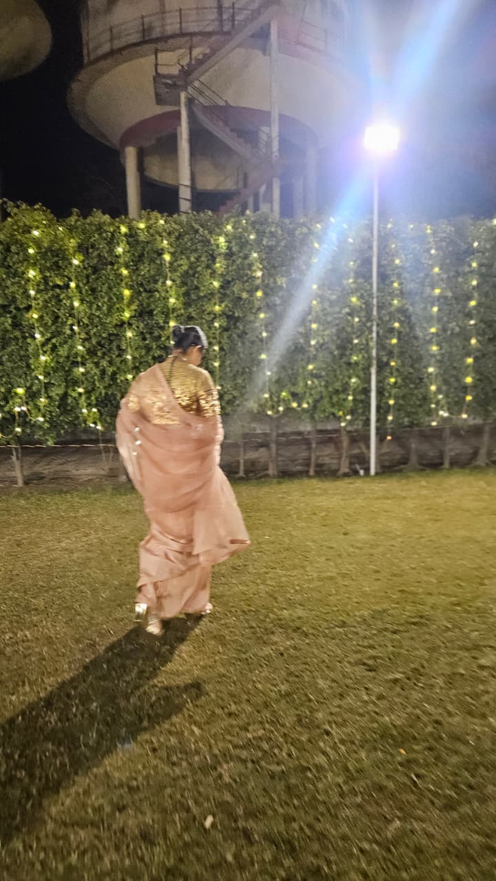 NAILA SAREE - (BLUSH)