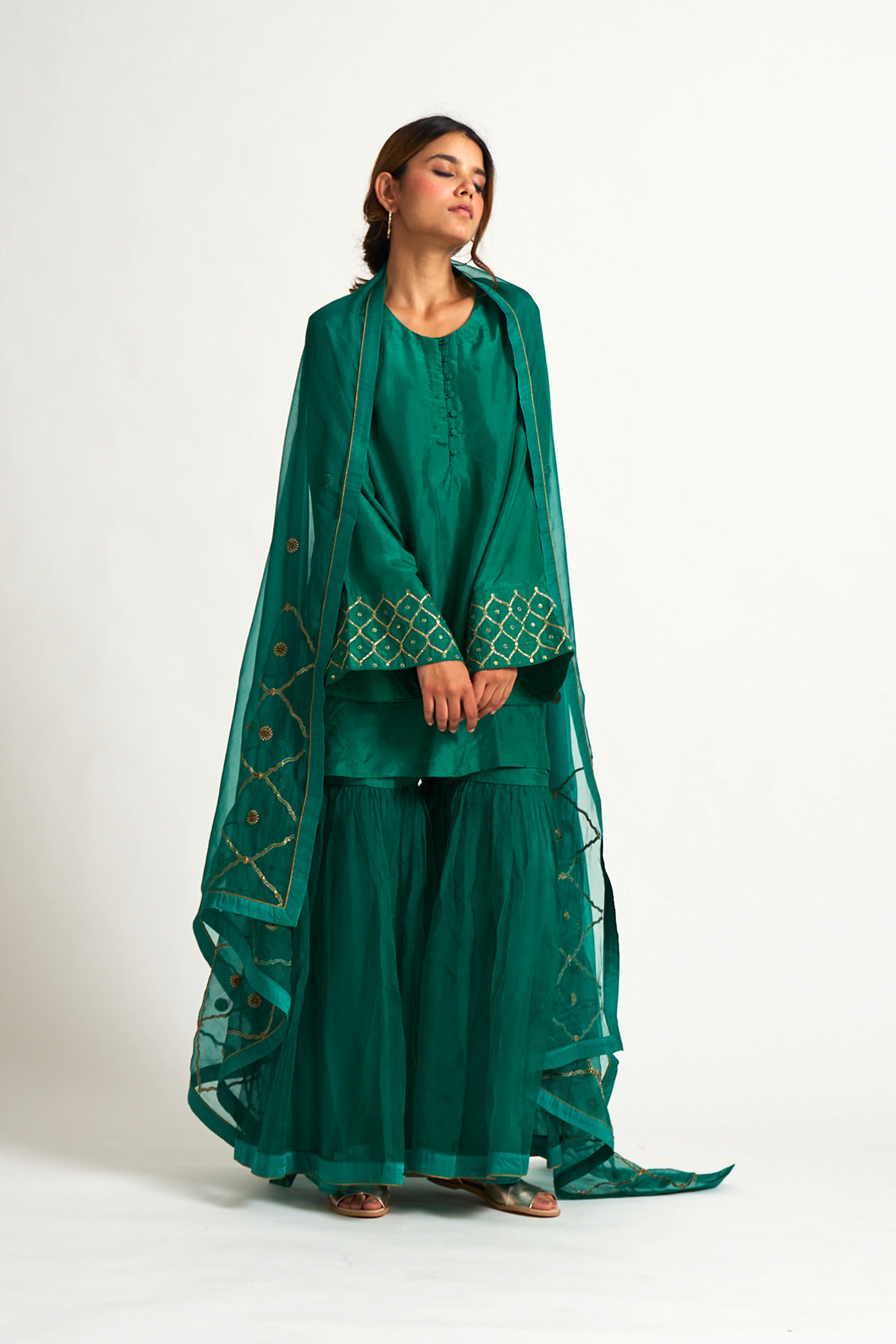 Amira Sharara Set (Emerald)