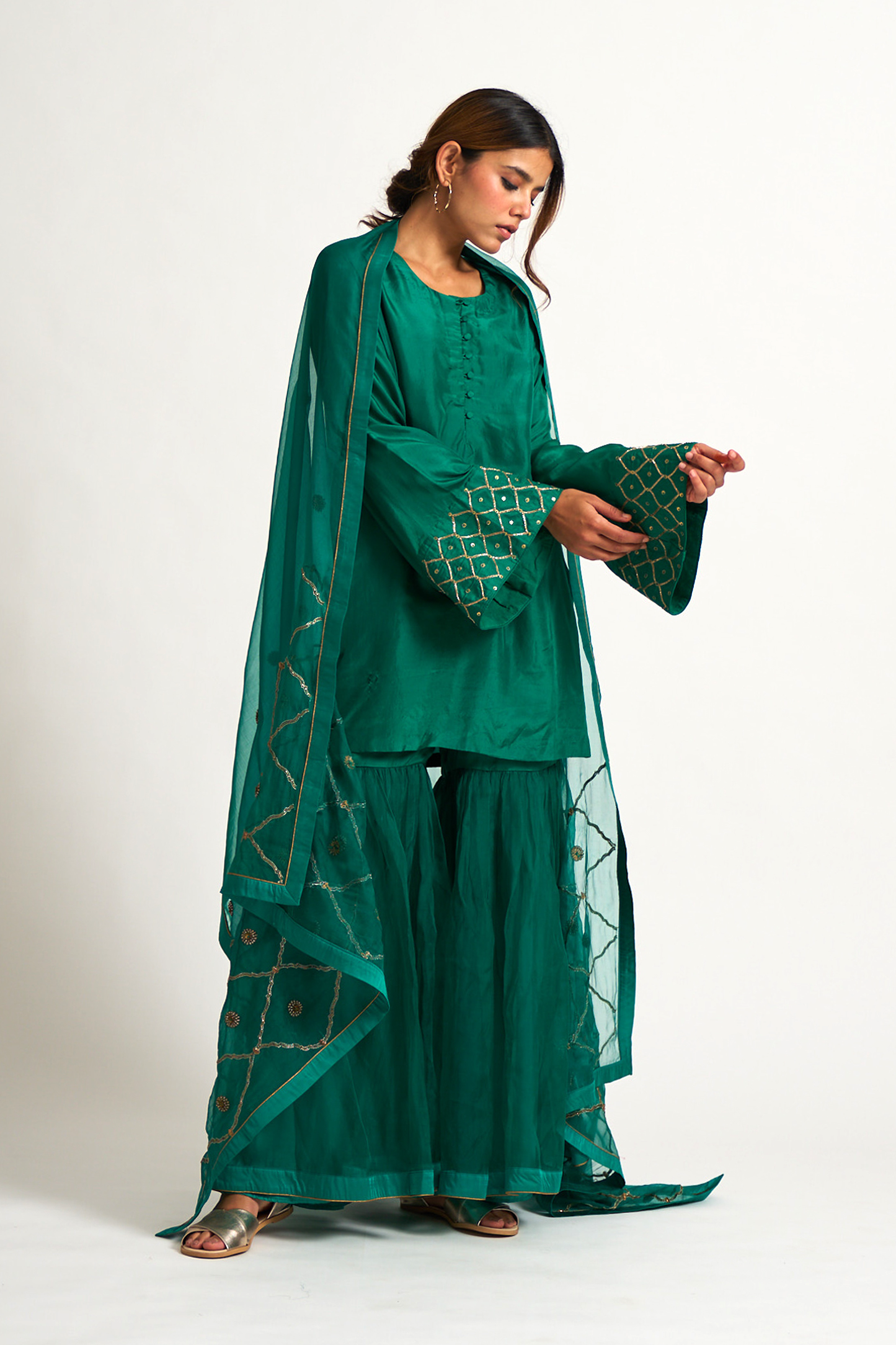 Amira Sharara Set (Emerald)